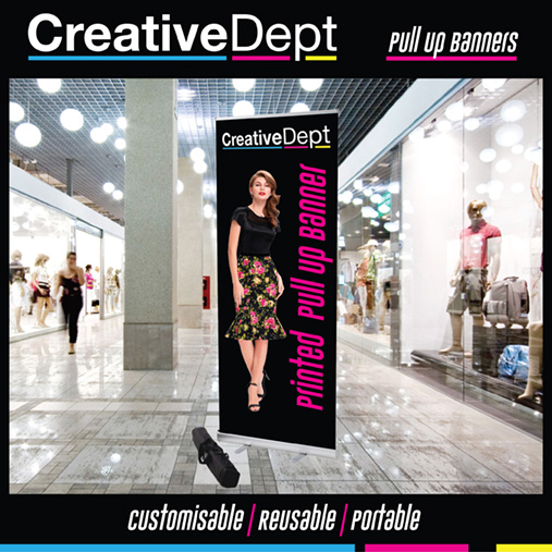 Roll Up BG pull up banners Gold Coast Australia